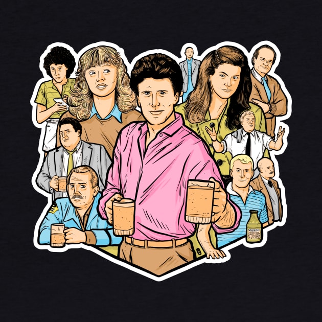 A Tribute to Cheers by Baddest Shirt Co.